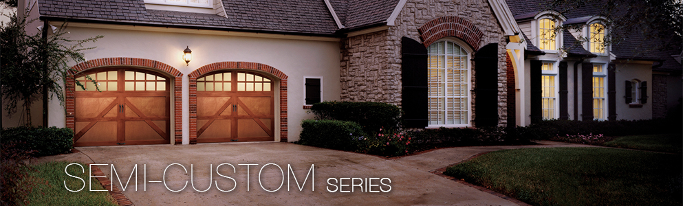 custom wood garage door